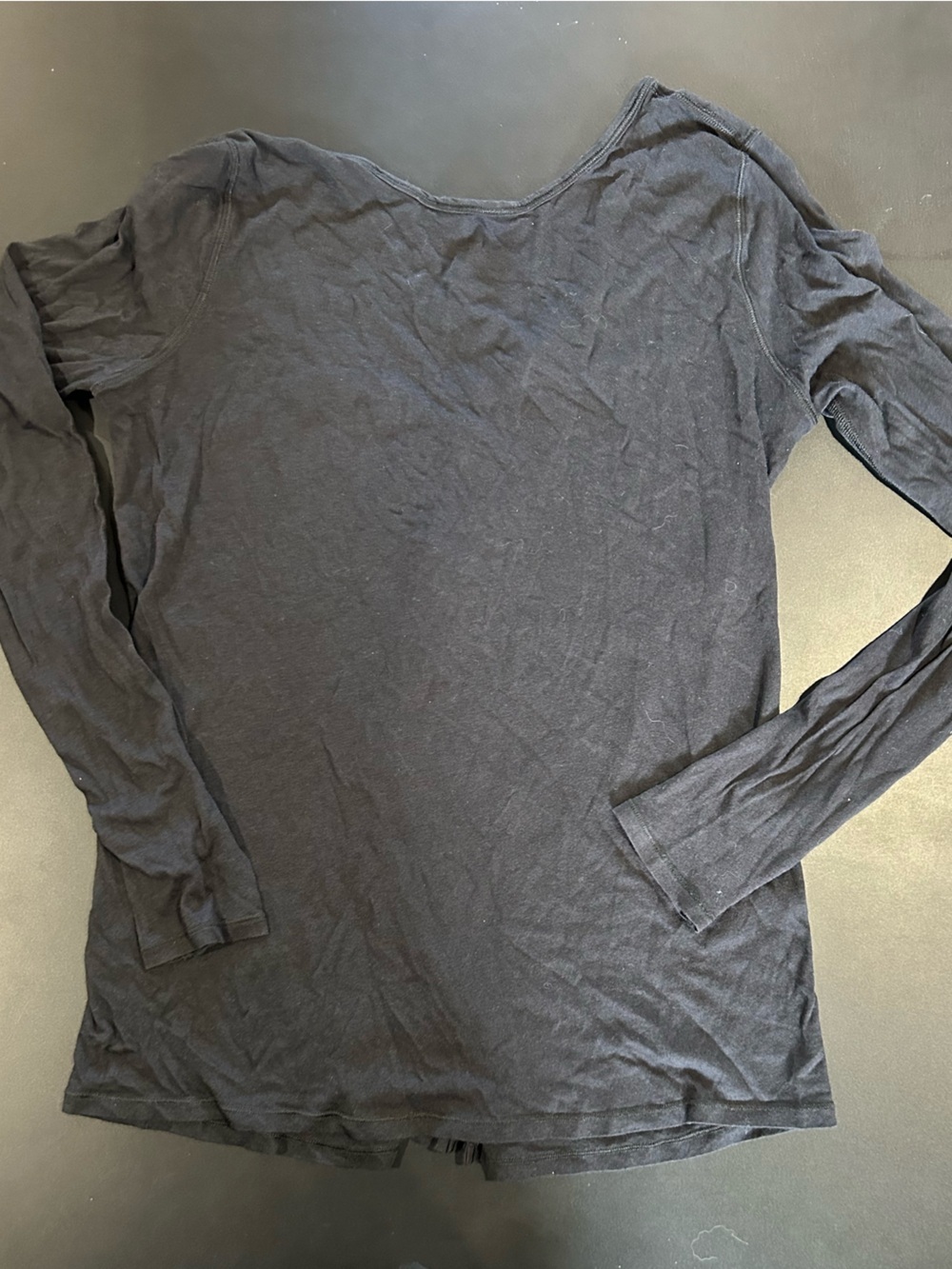lululemon athletica Black Scoop Neck Tank